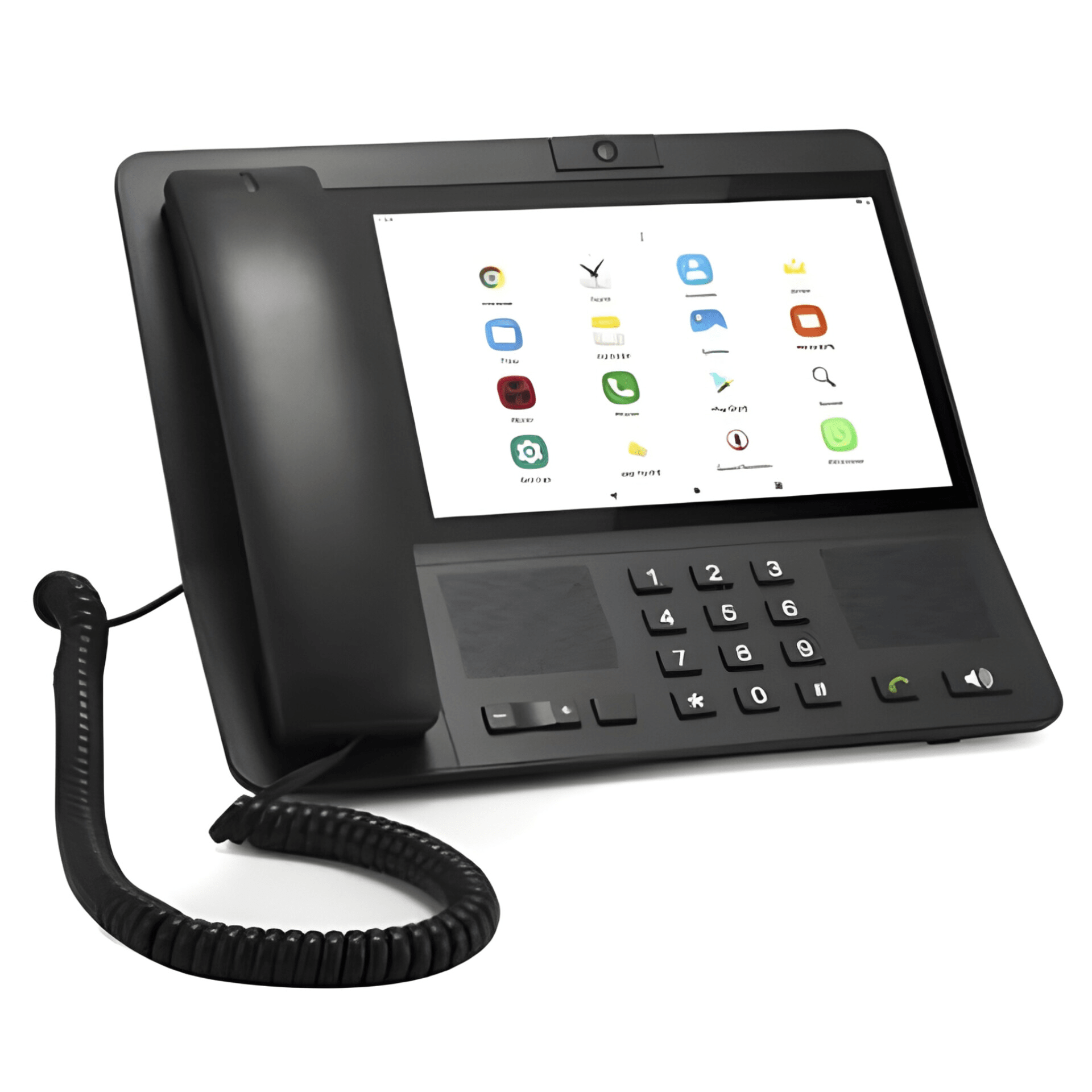 Broadsis Android Telephone 4G Landline Phone with 8-Inch Touch Screen, SIM Support, Android 11