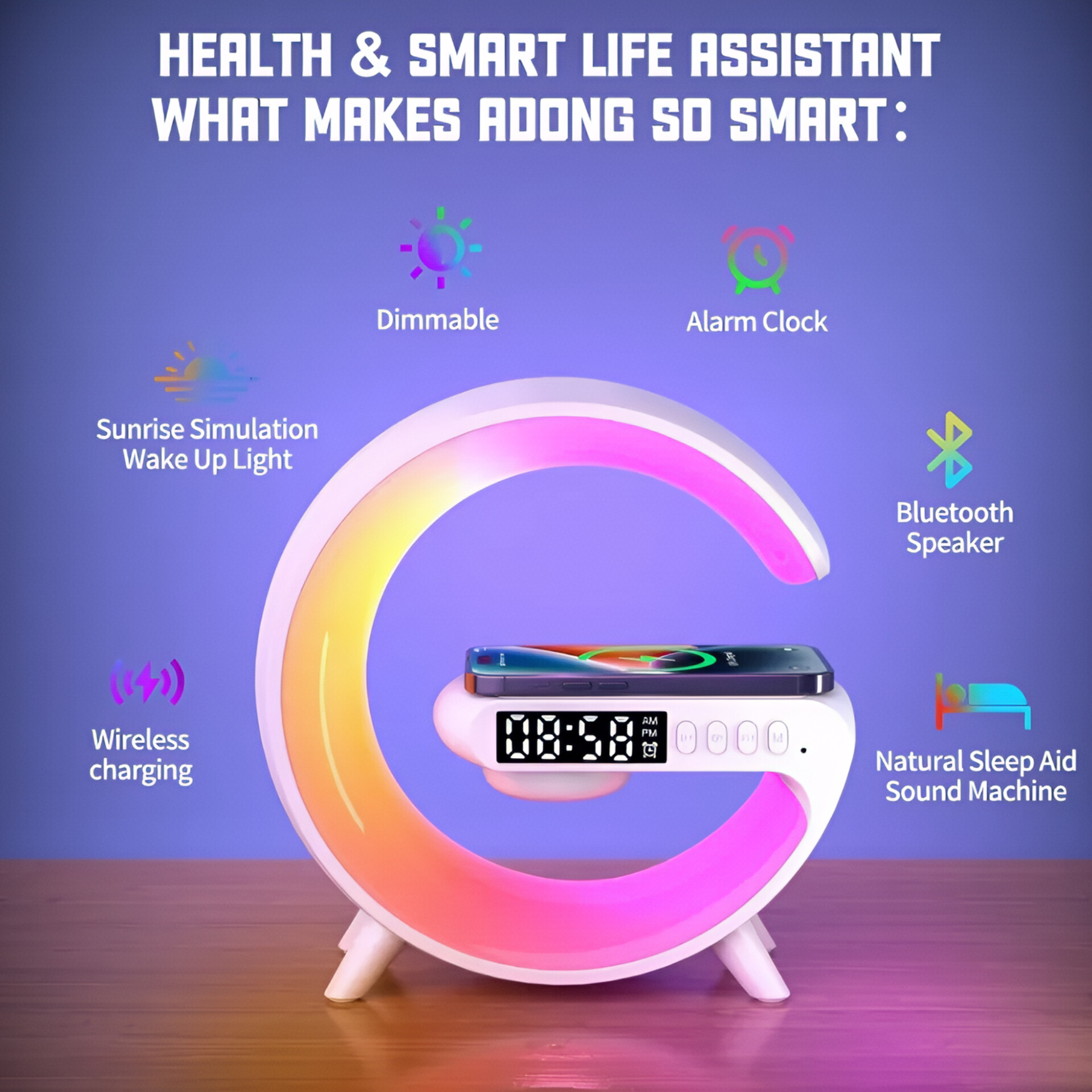 G63 Smart Light Clock C0404